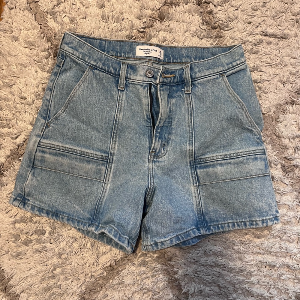 Abercrombie & Fitch Light Blue Denim Top